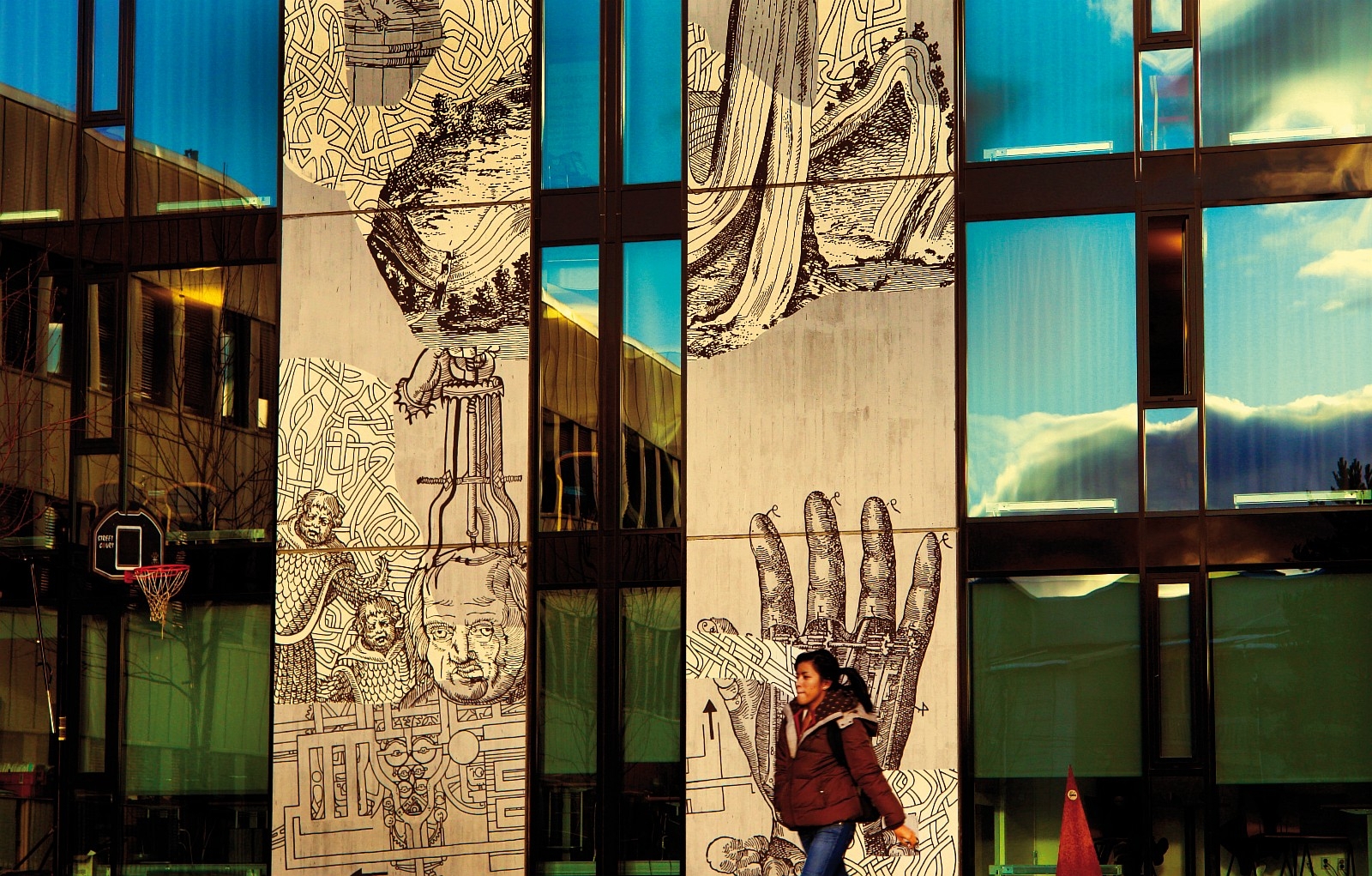 Studiested Kjeller ligger i landlige omgivelser ikke langt fra Lillestrøm