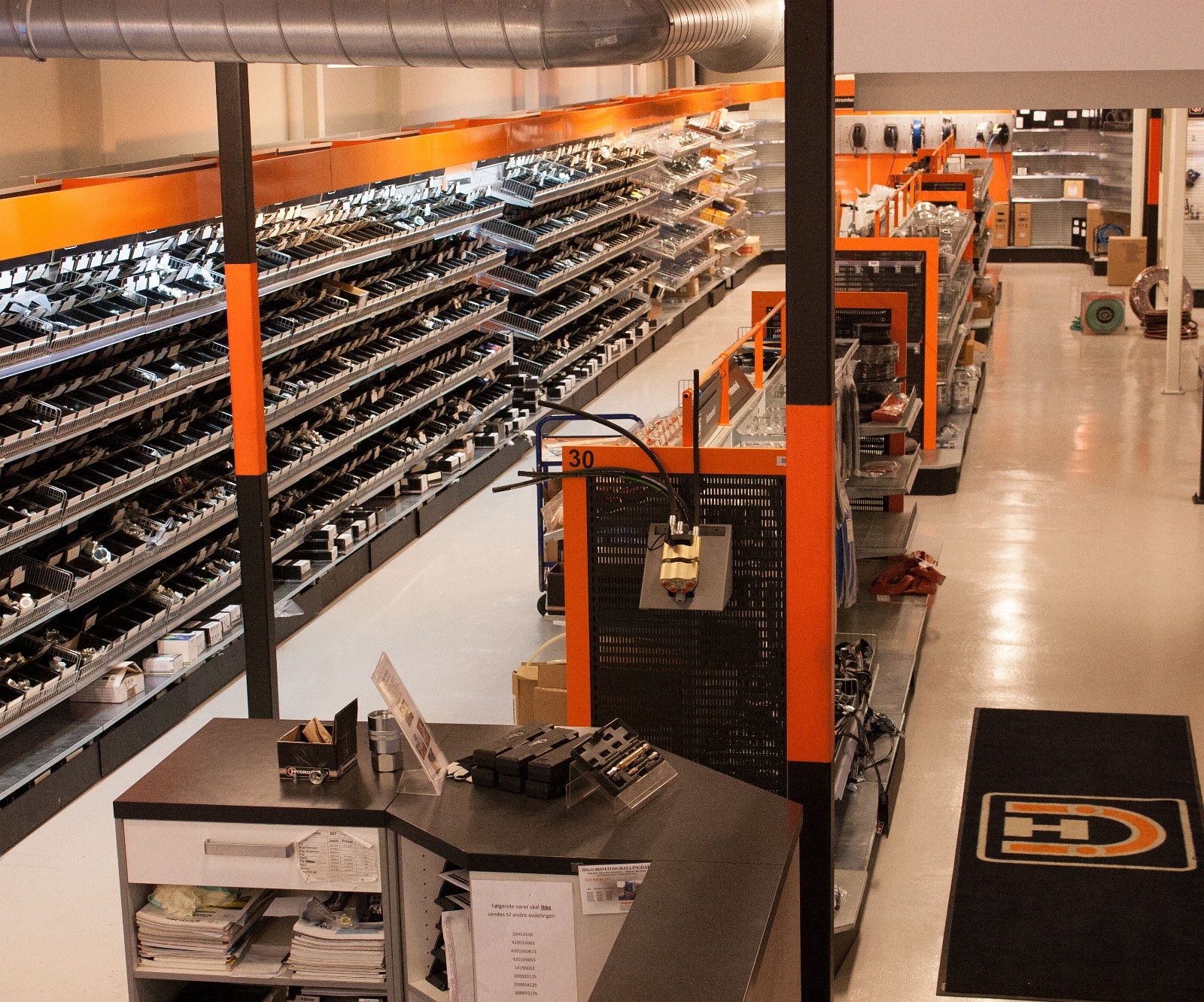 Åpne og lyse butikklokaler