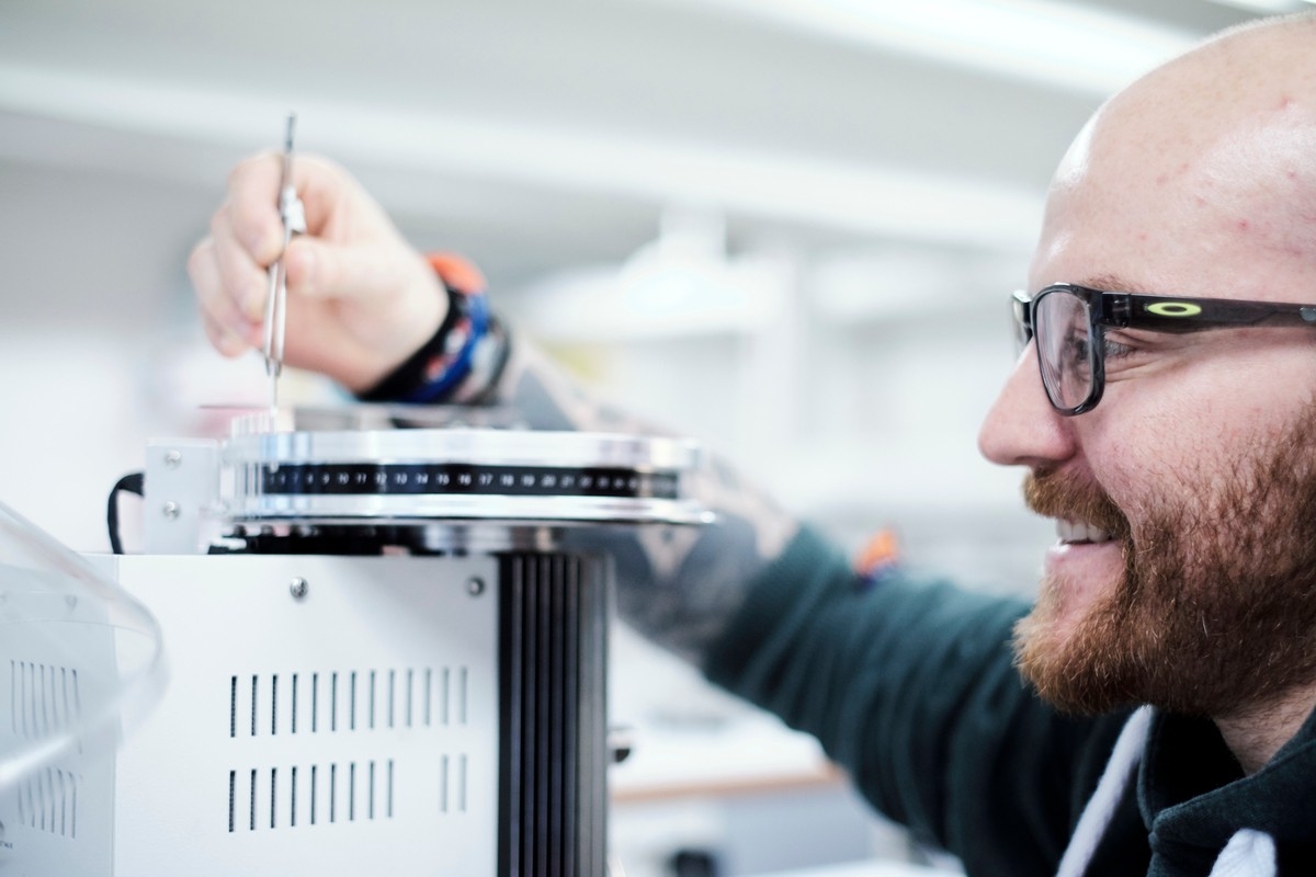 Jordan med stø hånd på vår GC-MS med Pyrolyse