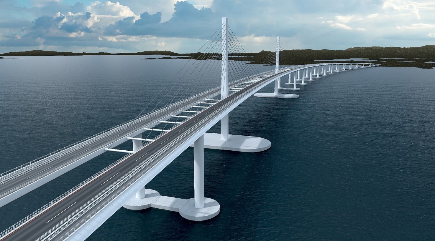 COWI er verdensledende innen brudesign og konstruksjoner. Bjørnafjorden (Ill: Global Maritim)