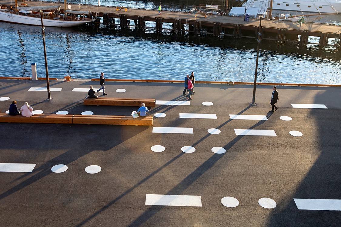 Nordre Akershuskai er opprustet fra et røft havneområde til et innbydende møtested.