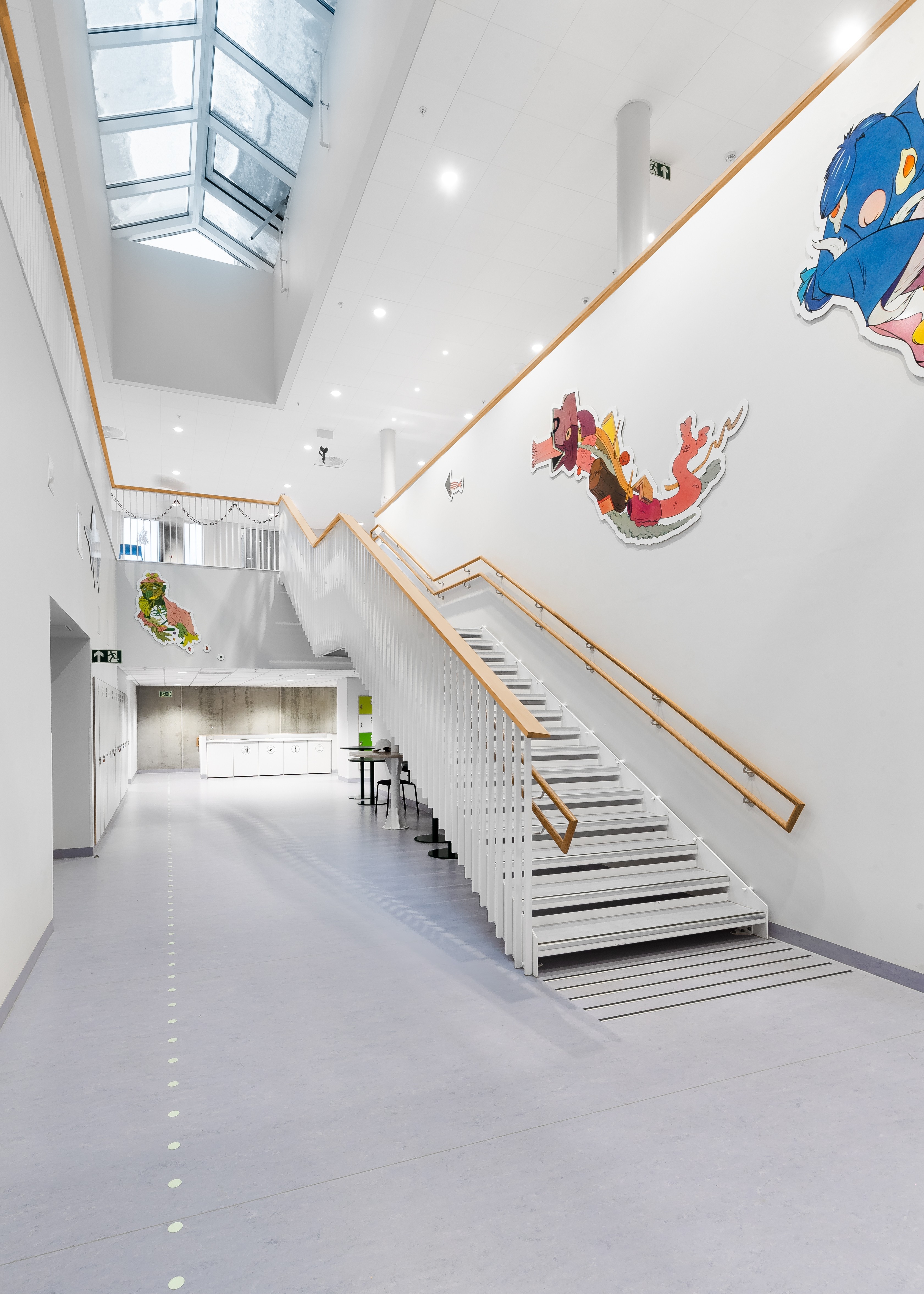 Heimdal VGS - Rettløpstrapp