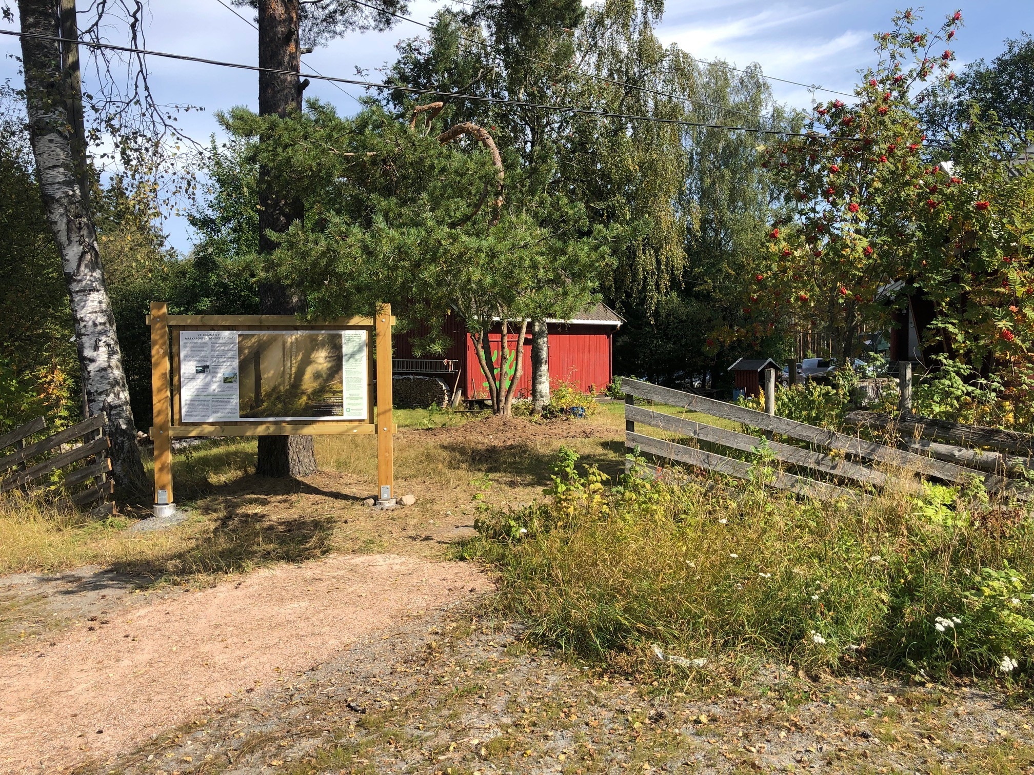 NOAs base, Søndre Sandås, ligger idyllisk til ved Sognsvann.
