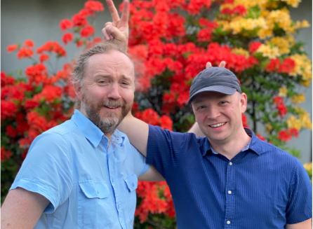 Martin og Ove i Bergen