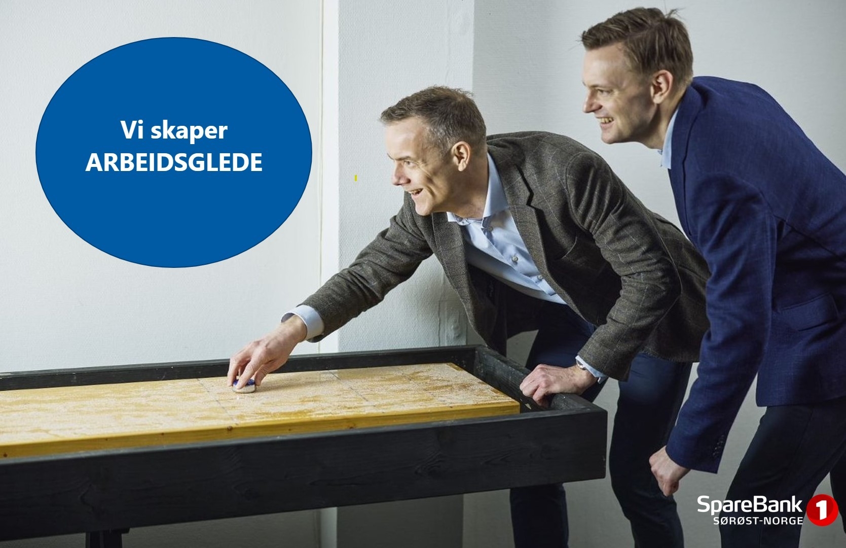 Vi har det moro sammen på jobb og på ulike sosiale arenaer