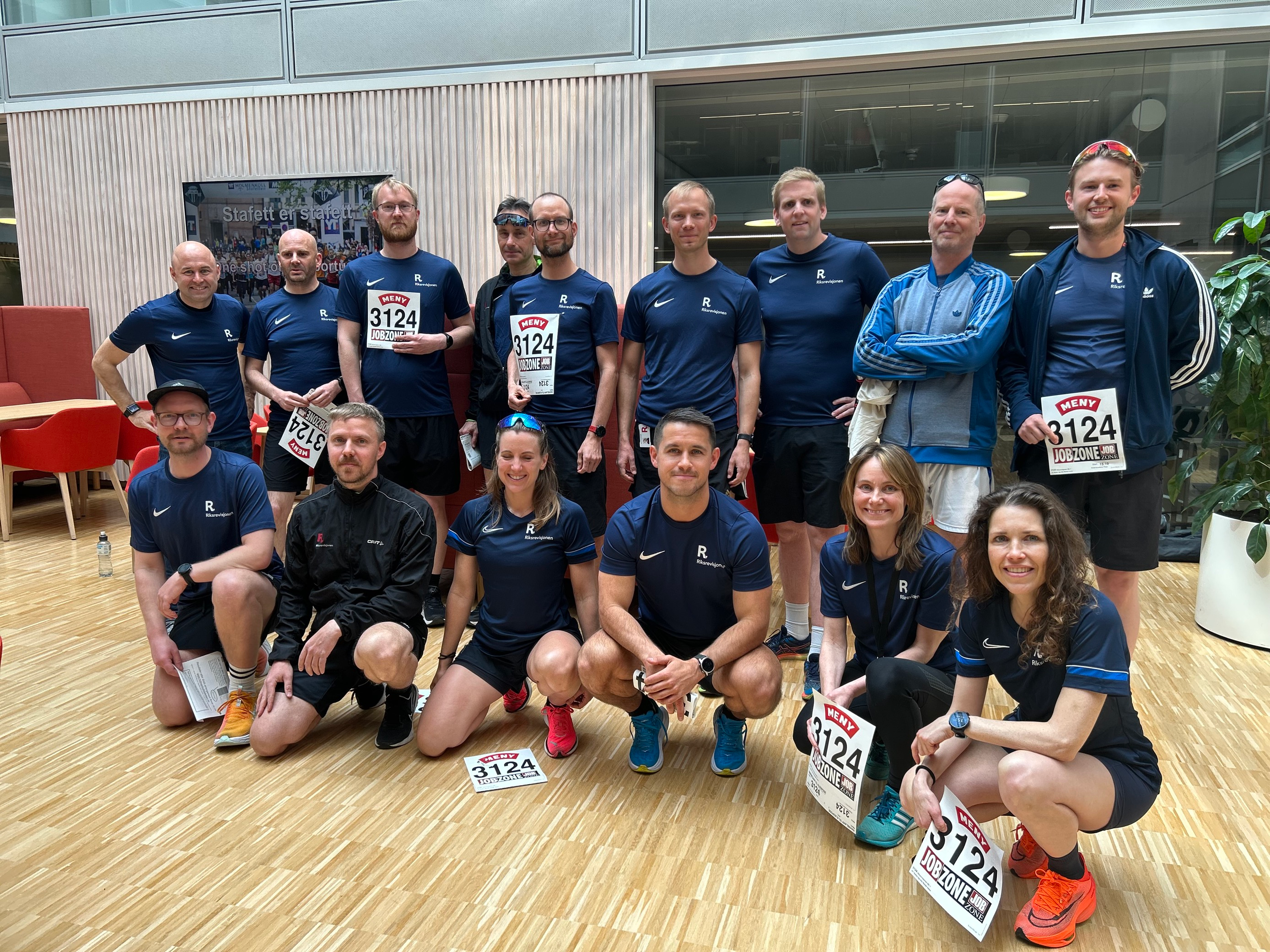 Sporty gjeng klar for Holmenkollstafetten!