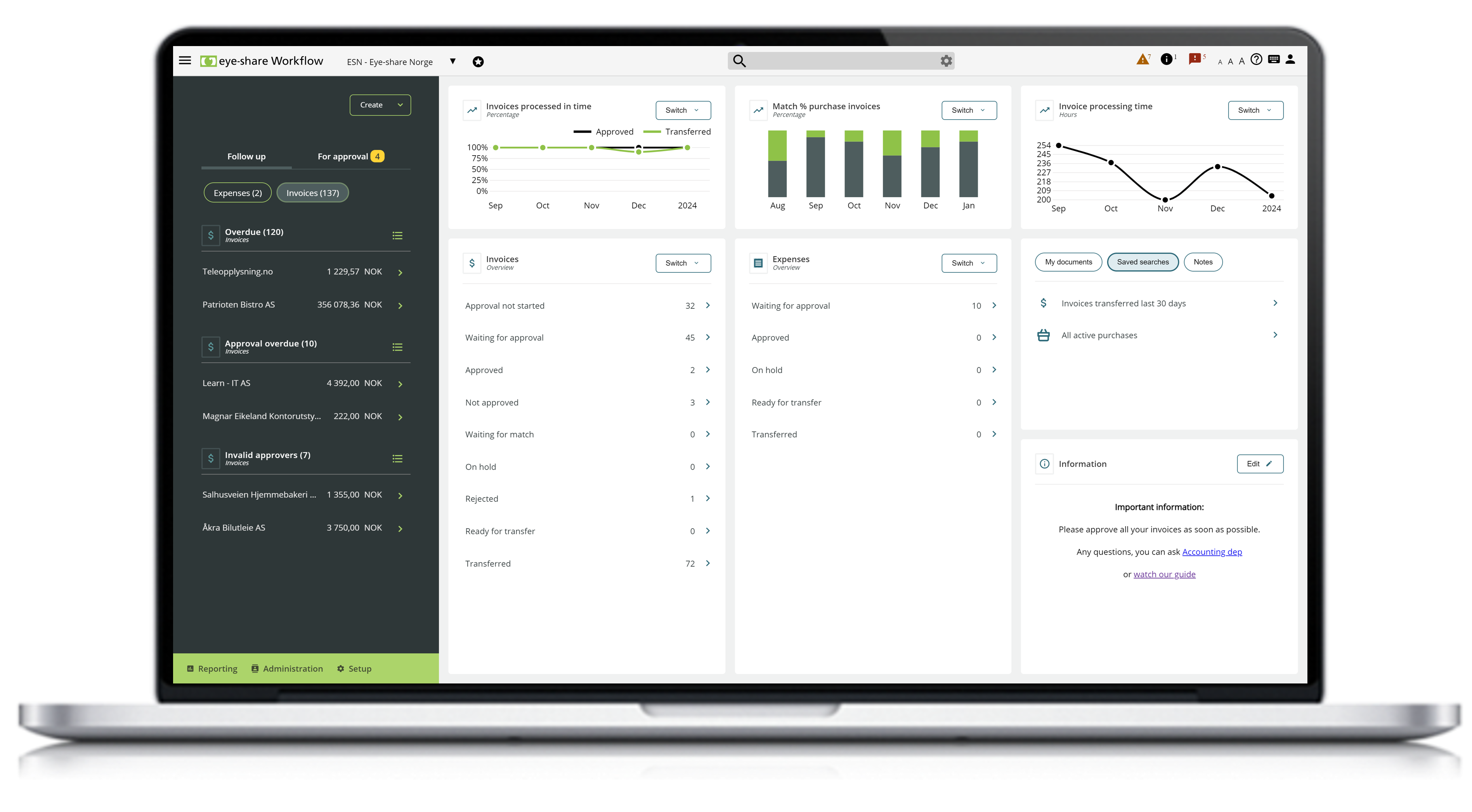 Vi leverer AI-drevet programvare som forenkler regnskap, og har lojale kunder på tvers av bransjer globalt.