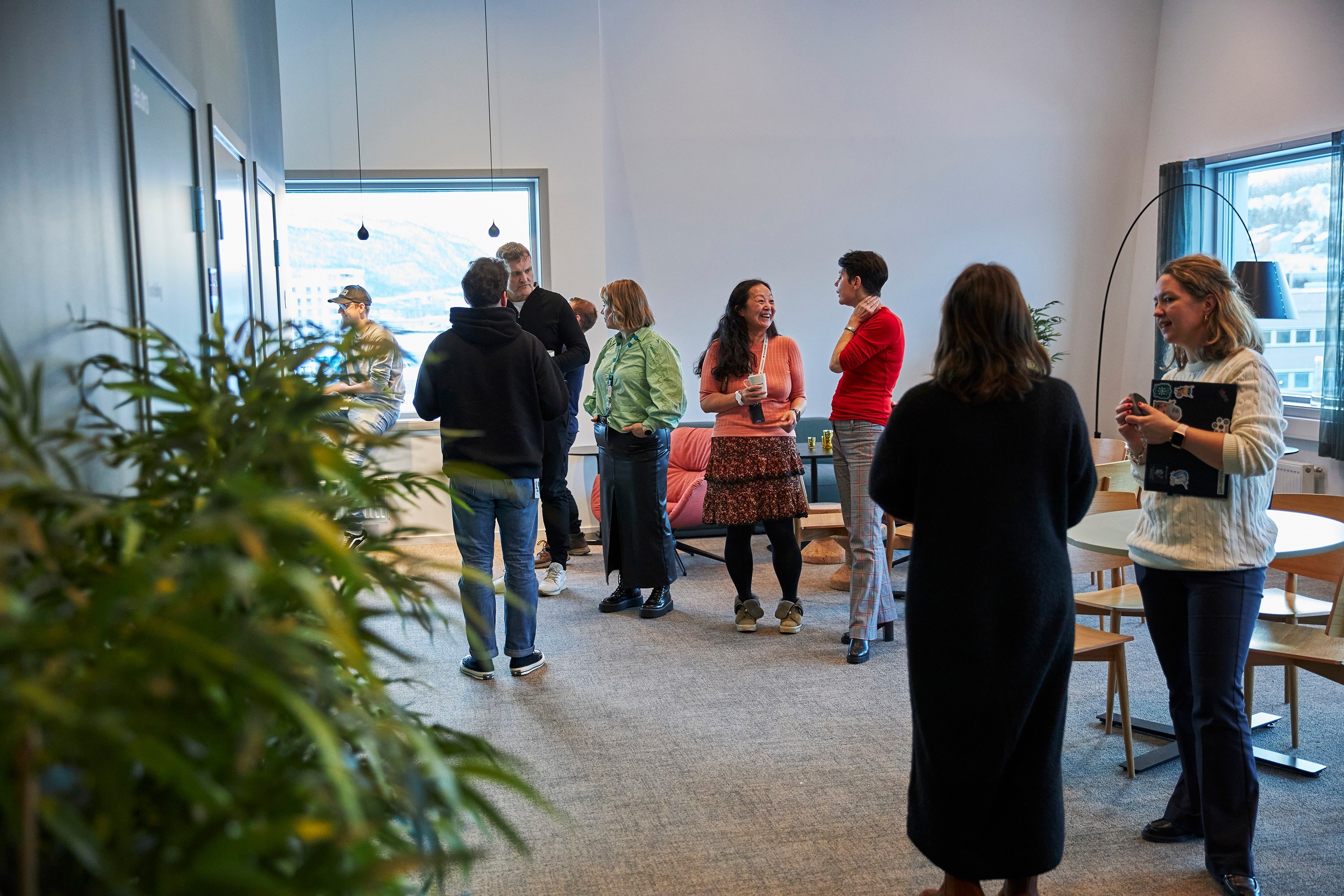 Sosial sone på kontoret i Tromsø