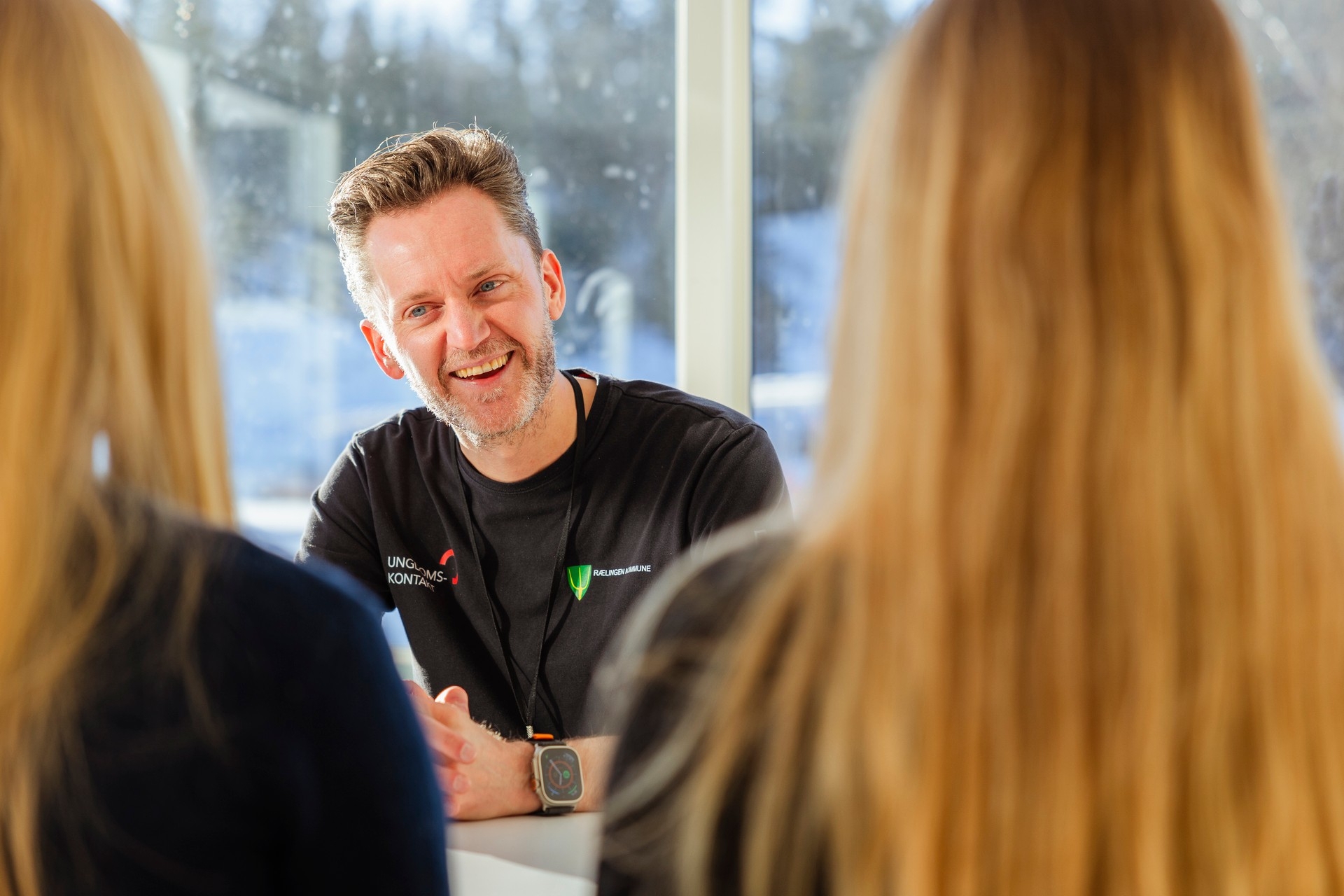 Terje, en av ungdomskontaktene i Rælingen kommune.