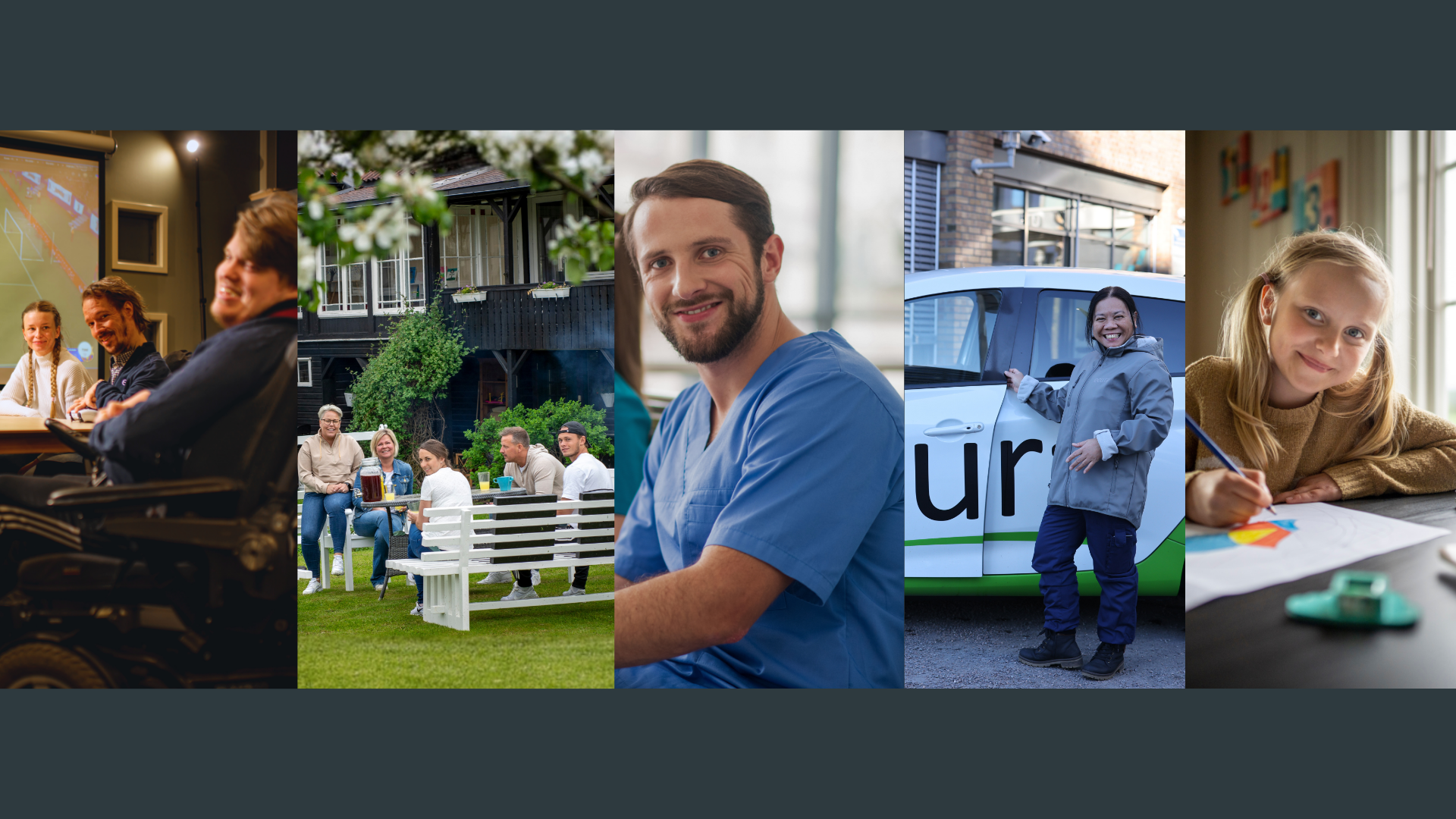 Som en av landets ledende aktører innen helse og omsorg, tilbyr vi meningsfulle tjenester over hele landet. 