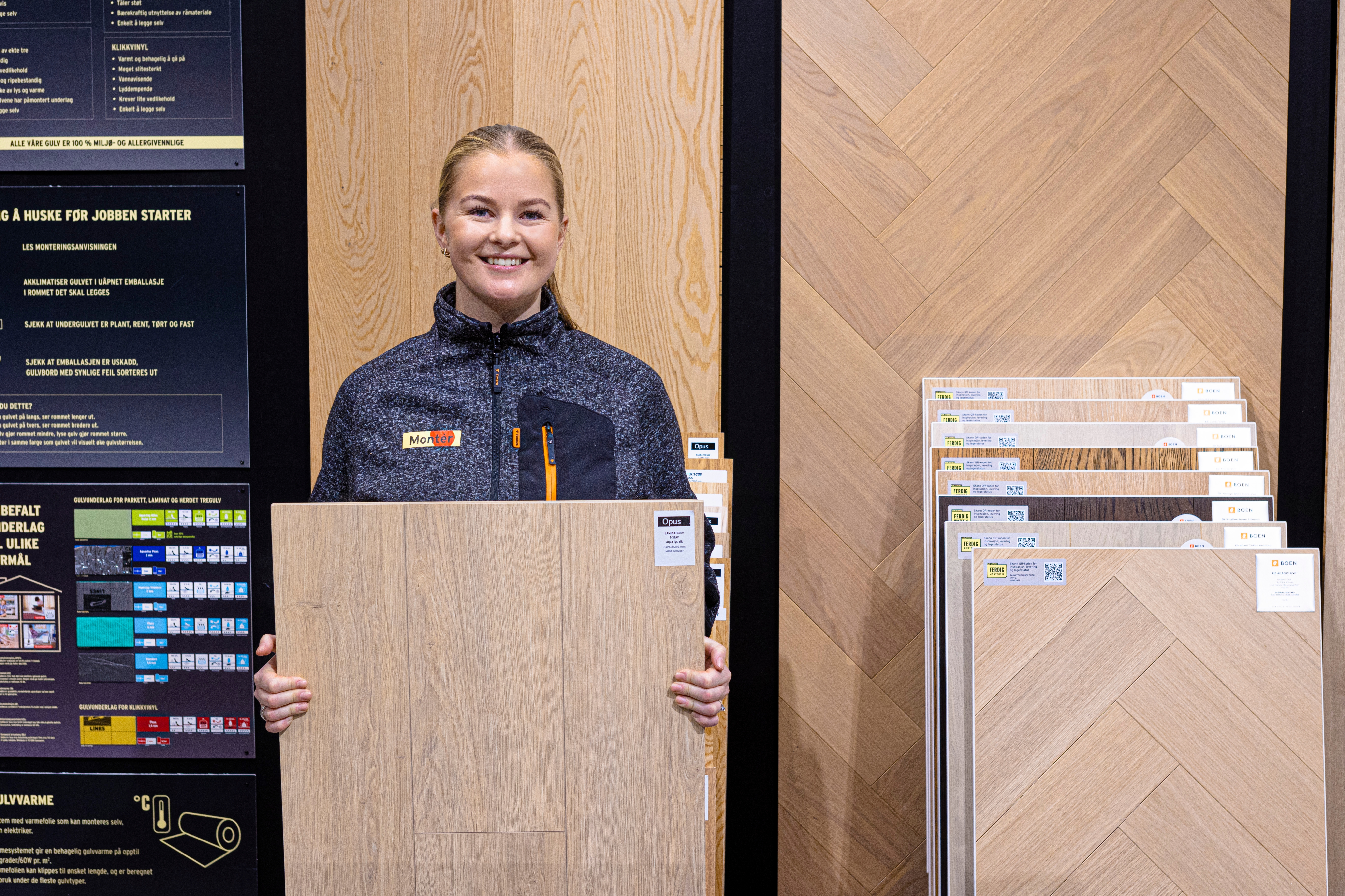 Som selger i innebutikk hjelper du kunder med alt fra å finne riktig maling til å planlegge terrasse, velge gulv, bestille dører eller kjøpe materialer til større byggeprosjekter. Du kombinerer salg, rådgivning og kundeservice i en variert hverdag.