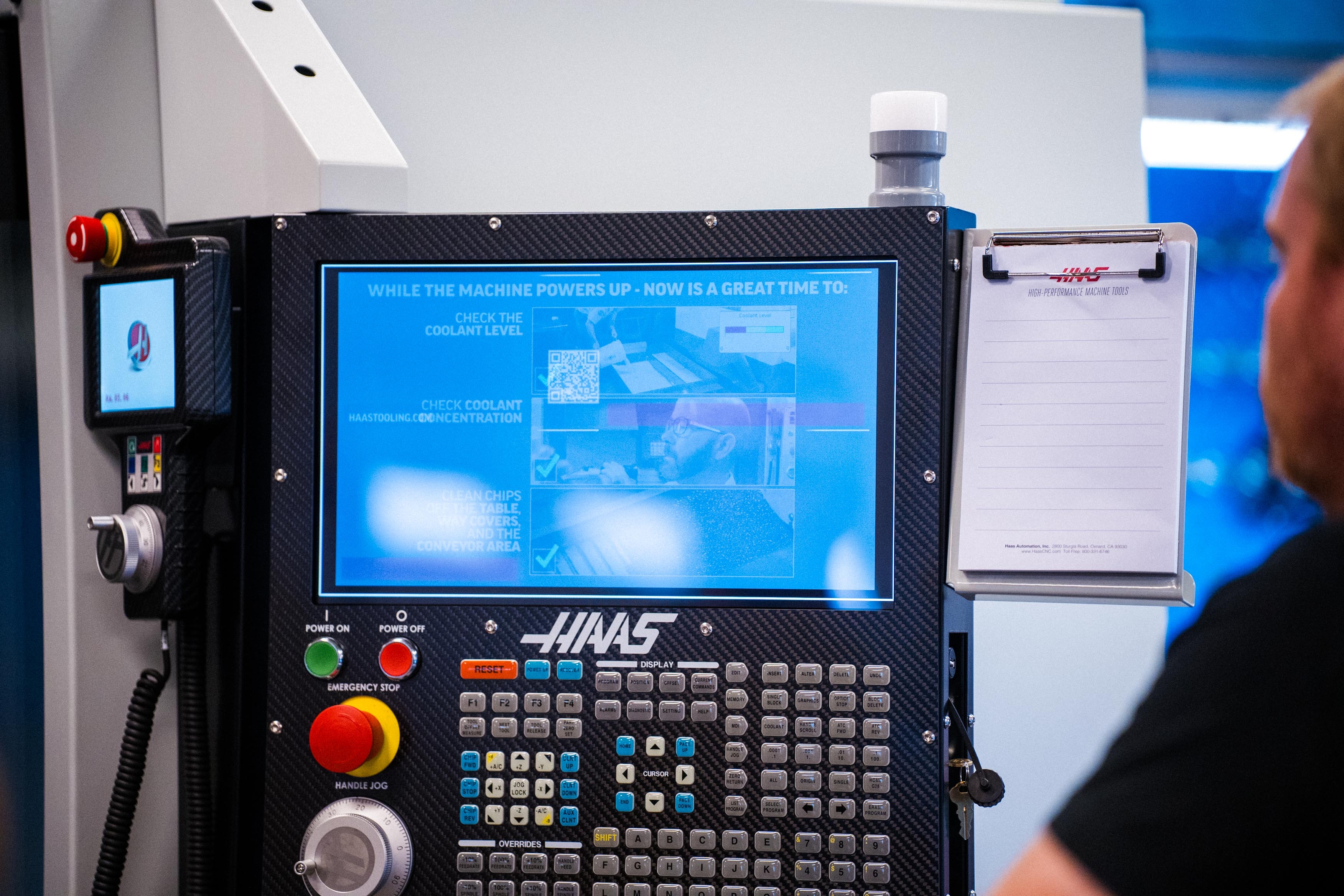 Moderne maskinpark.