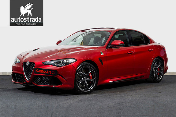 Alfa Romeo Giulia Quadrifoglio 510hk Aut. 8,8" Navi
