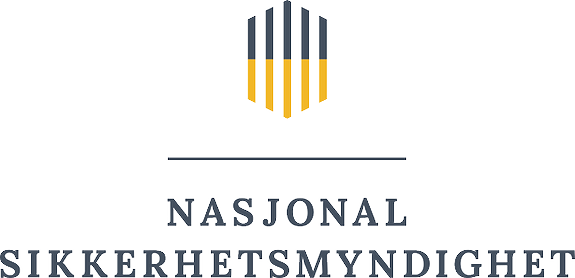 Nasjonal sikkerhetsmyndighet (NSM) logo