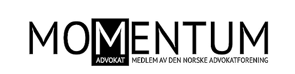 Logo for Momentum Advokat AS.