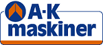 A-K maskiner logo