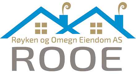 Logo for Røyken og Omegn Eiendom AS.